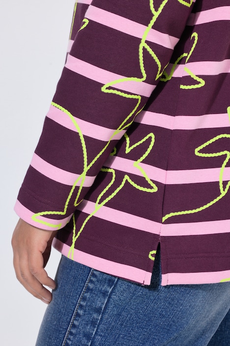 Sweatshirt, Kapuze, Langarm, Print