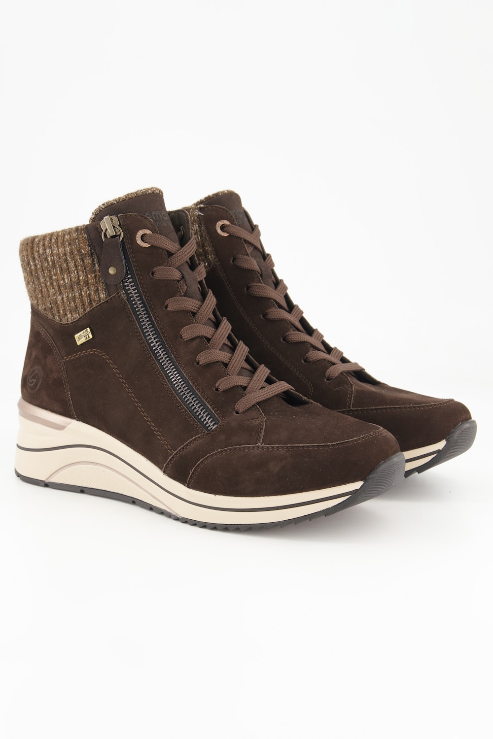 Remonte Leder-Funktionsstiefeletten, Wechselfussbett. Weite H