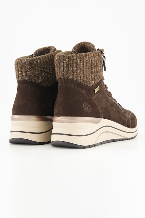Remonte Leder-Funktionsstiefeletten, Wechselfußbett. Weite H