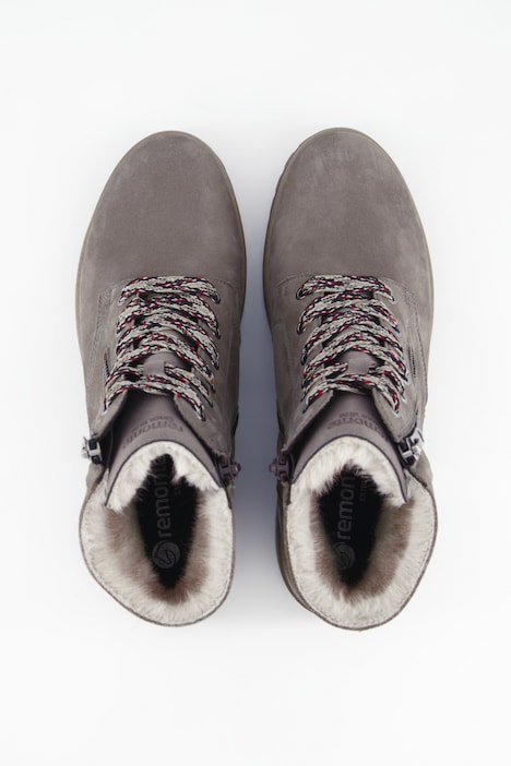 Remonte Leder-Funktionsstiefelette, Lammwollfutter, Weite H