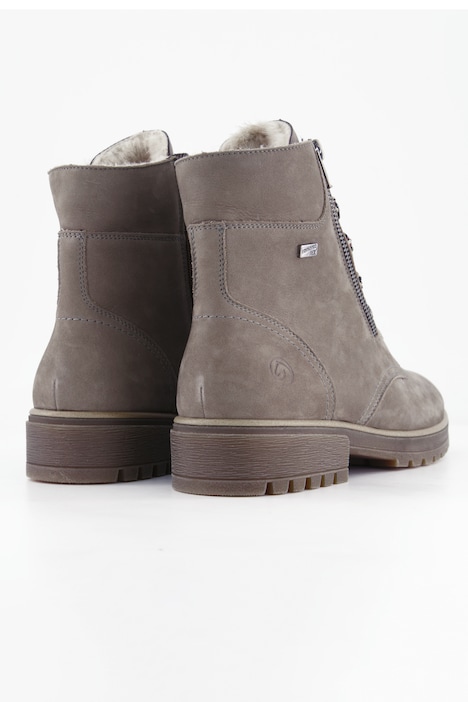 Remonte Leder-Funktionsstiefelette, Lammwollfutter, Weite H
