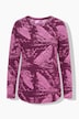 Shirt, Langarm, Rundhalsausschnitt, Print, OEKO-TEX