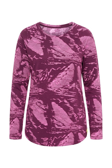 Abstract Striped Long Sleeve Tee