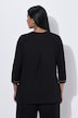 2-in-1-Shirt, Ziersteine, Rundhals, 3/4-Arm