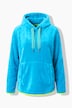 Teddy-Sweatshirt, Kapuze, Langarm