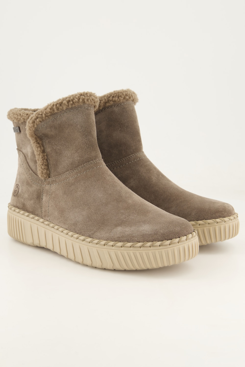 Remonte Leder-Funktions-Chelseaboots, Wollfutter, Weite G