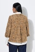 Jacke, Jacquard-Fransendesign, Rundhals, 3/4-Arm