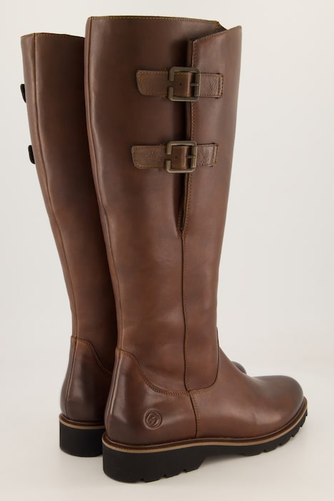 Remonte Lederstiefel, Varioschaft, Lammwollfutter, Weite H