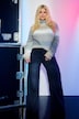 Jeans Mary, weites Bein, vorverlegte Seitennaht, Stretch