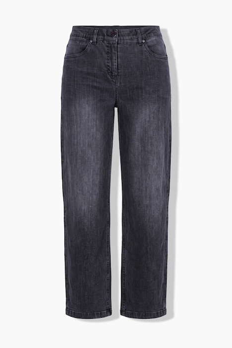 Jeans Mary, weites Bein, vorverlegte Seitennaht, Stretch