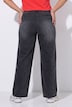 Jeans Mary, weites Bein, vorverlegte Seitennaht, Stretch