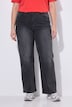 Jeans Mary, weites Bein, vorverlegte Seitennaht, Stretch