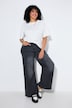 Jeans Mary, weites Bein, vorverlegte Seitennaht, Stretch