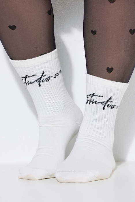 Socken, Statement, Logo-Stick