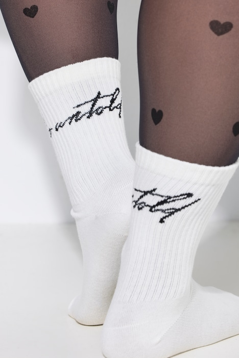 Socken, Statement, Logo-Stick