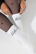 Socken, Statement, Logo-Stick