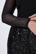 Body col montant, boutons-pression et manches longues