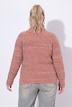 Pullover, Rippstrick, Rollkragen, Langarm