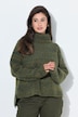 Pullover, Rippstrick, Rollkragen, Langarm
