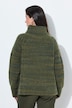 Pullover, Rippstrick, Rollkragen, Langarm