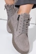 Caprice Leder-Stiefeletten, Wechselfußbett, Weite H