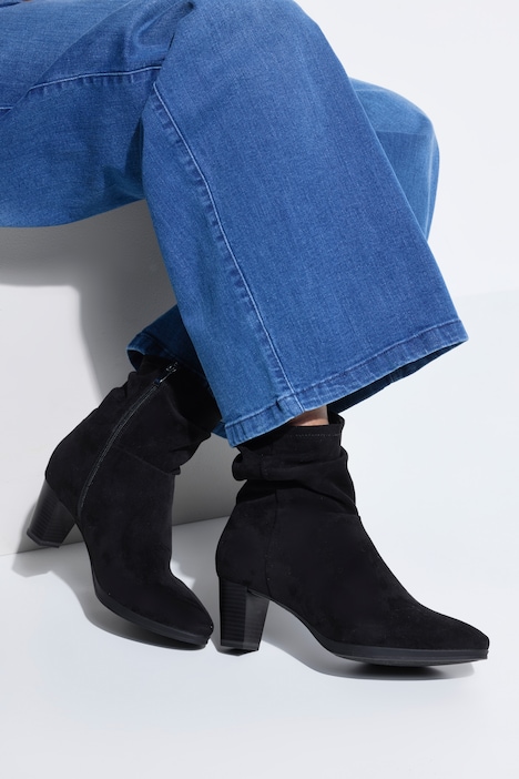 Bottines Caprice, tige en stretch et semelle de propreté amovible - largeur G