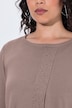 Pullover, Ziersteine, Zipfelsaum, Rundhals, Langarm