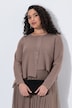 Pullover, Ziersteine, Zipfelsaum, Rundhals, Langarm