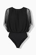 Body, Mesh, Slim, Rundhals