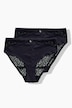 Lot de 2 culottes midi, dentelle florale