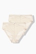 2er Pack Midi-Slips mit floraler Spitze