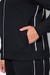 Sweatjacke, kurz, Stehkragen, Langarm