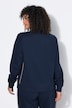 Sweatjacke, kurz, Stehkragen, Langarm