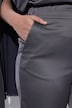 Pantalon en satin Rose, jambe large et droite, taille confortable