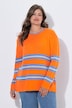 Ringel-Strickpullover, Rundhals, Langarm