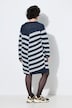Strickkleid, Jacquardstrick, Stehkragen, Raglan-Langarm