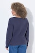Pullover, Wickeloptik, V-Ausschnitt, Langarm