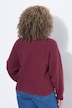 Pullover, Wickeloptik, V-Ausschnitt, Langarm