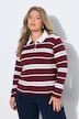 Poloshirt, Ringel, Polokragen, Langarm