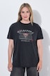 T-Shirt, Boxy Fit, Druck, Zierperlen-Schleife