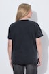 T-Shirt, Boxy Fit, Druck, Zierperlen-Schleife
