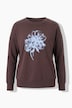 Sweat-shirt, coupe Loose Fit, fleur avec paillettes