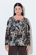 Shirt, Ziersteine, Rundhals, Langarm, Pima Cotton