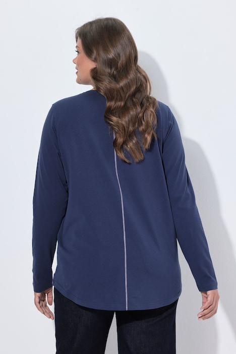 Shirt, Rundhalsausschnitt, Langarm, Print