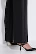 Pantalon de tailleur avec passepoils, jambe droite et bande en satin