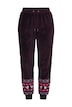 Homewear-Hose, Plüsch, gerades Bein, Elastikbund