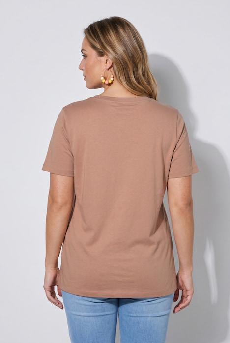 T-shirt, A-lijn, tekst