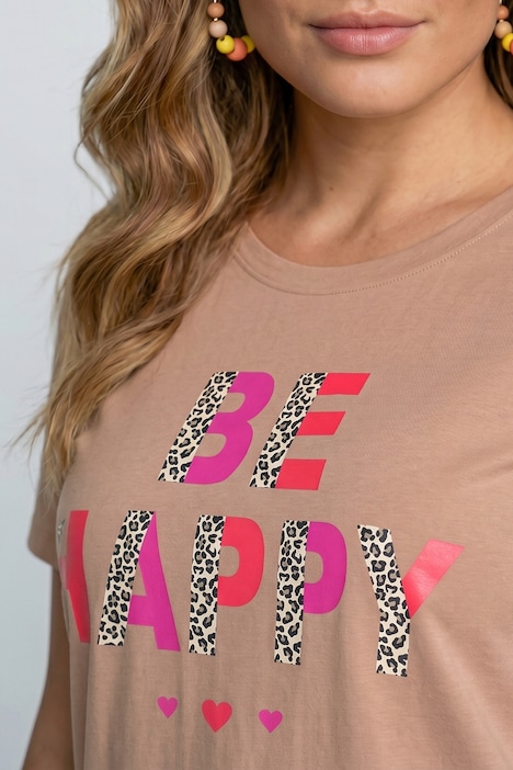 T-shirt, A-lijn, tekst
