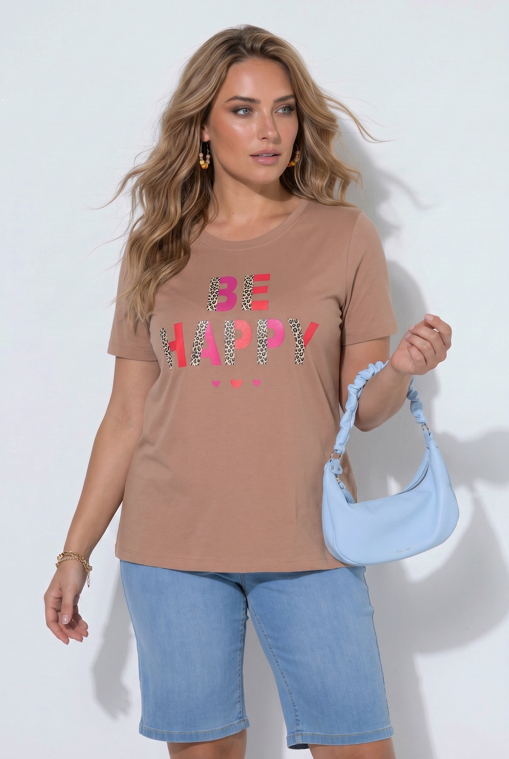 T-Shirt, A-Linie, Schriftzug