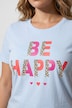 T-shirt, A-lijn, tekst